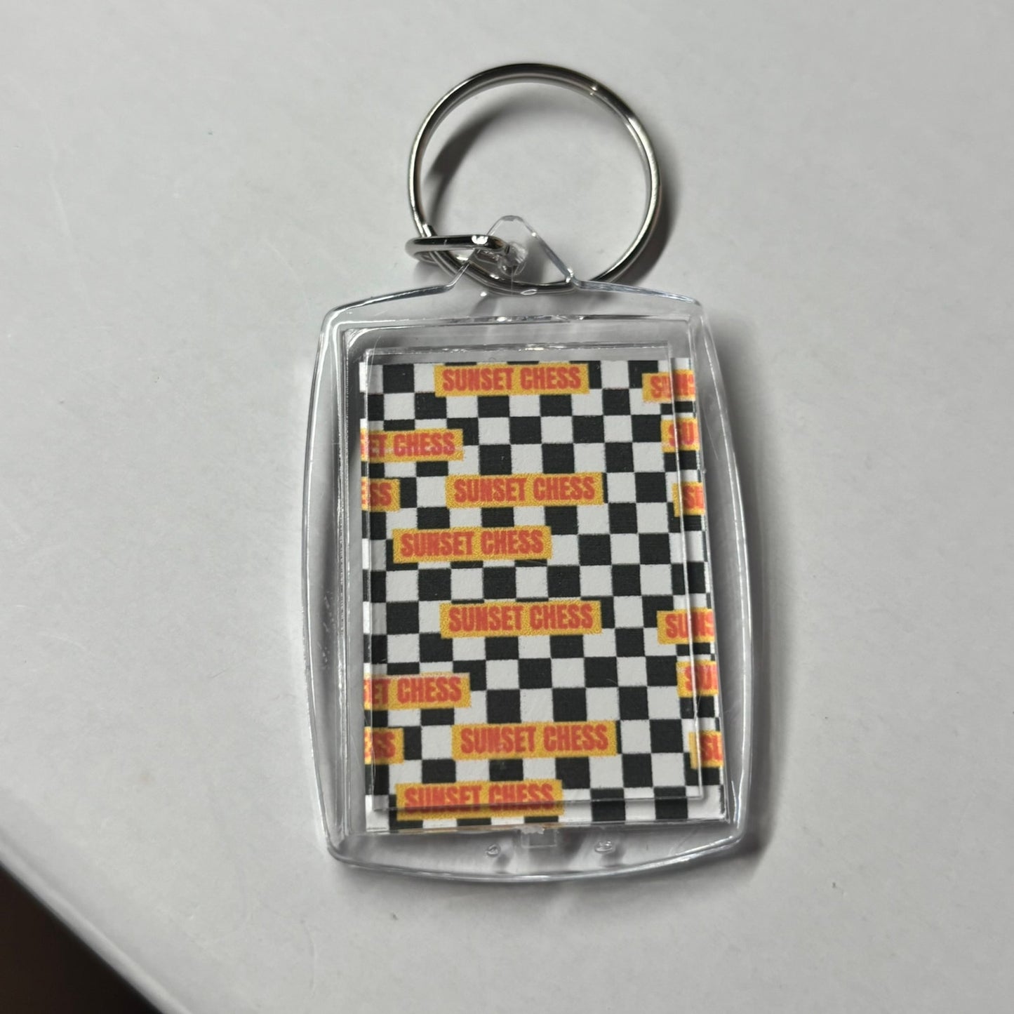 The Task Force - Chess  Photo Keychain
