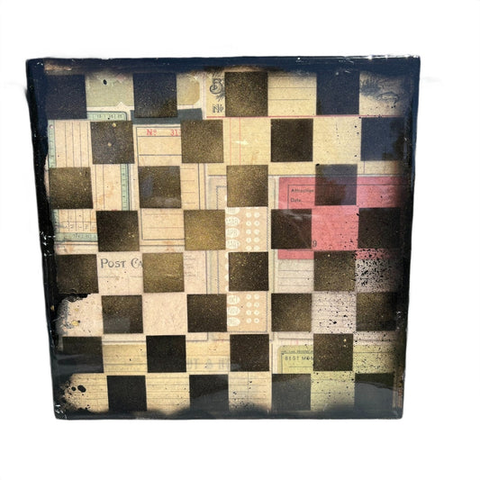 Classic Collage - Resin Coated Chess Board
