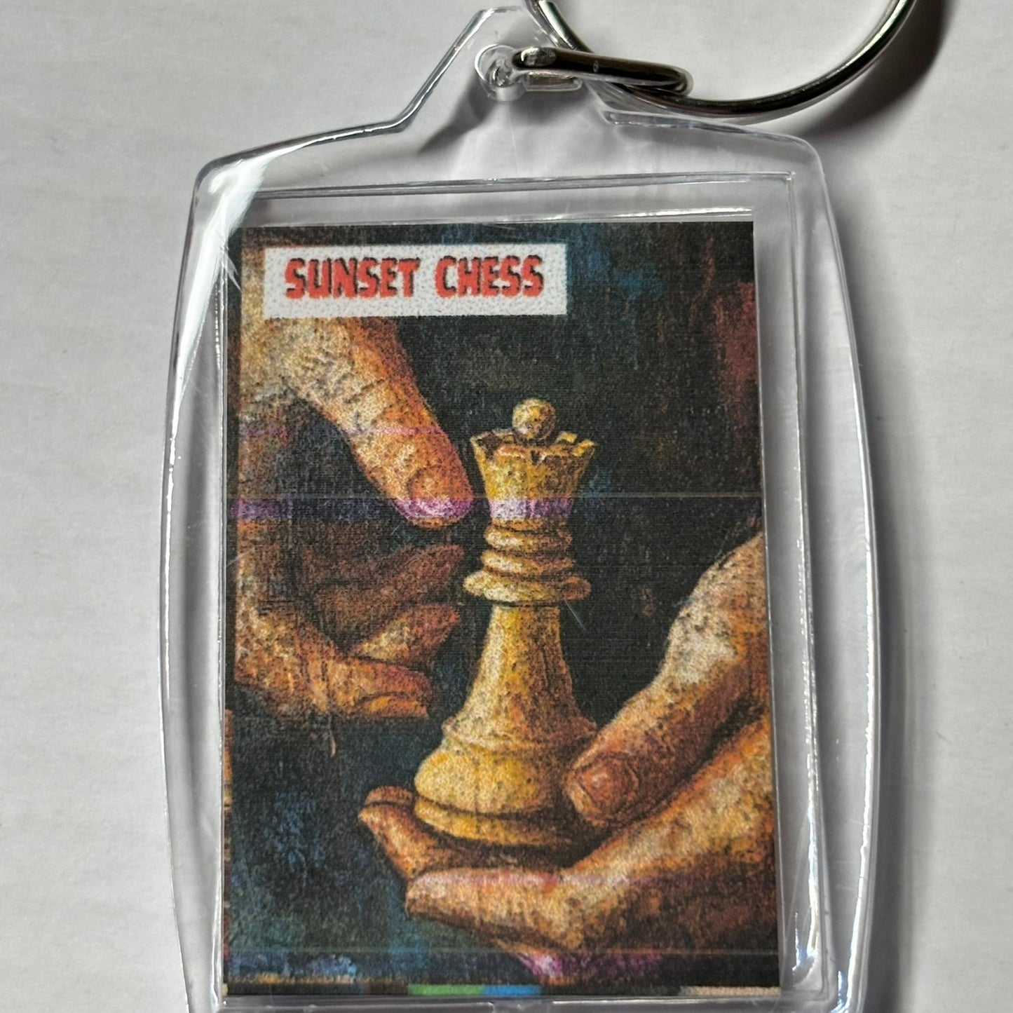 Safe Guard - Chess  Photo Keychain