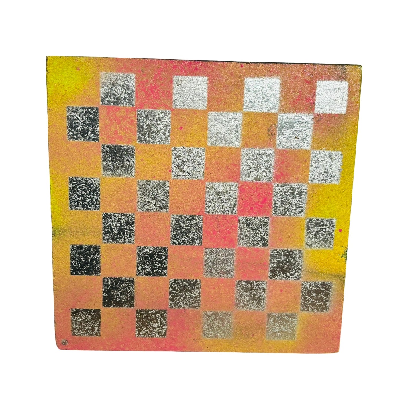 Mango Chrome - Painted Double Sided Chess Board