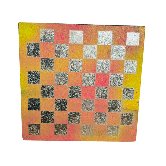 Mango Chrome - Painted Double Sided Chess Board