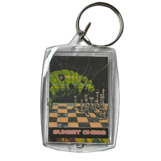 Caterpillar - Chess  Photo Keychain