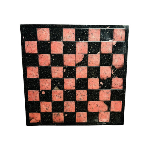 Pink & Black - Resin Chess Board