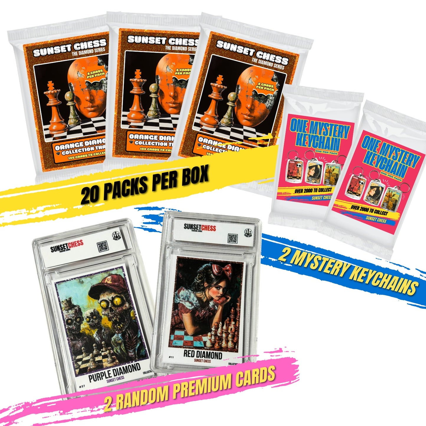 Orange Diamond Part 3 - Jumbo Box Pack - Chess Trading Cards