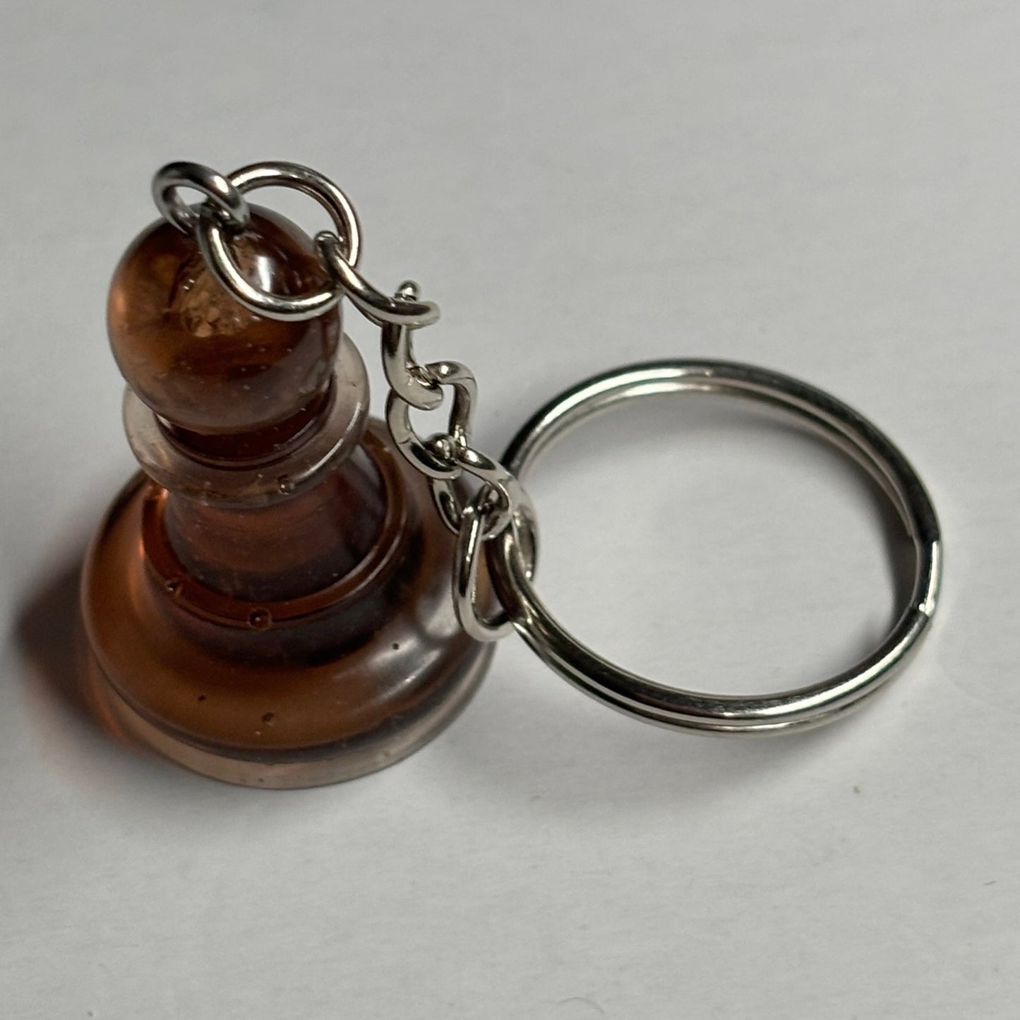 Coffee Brown Pawn - Handmade Resin Keychain