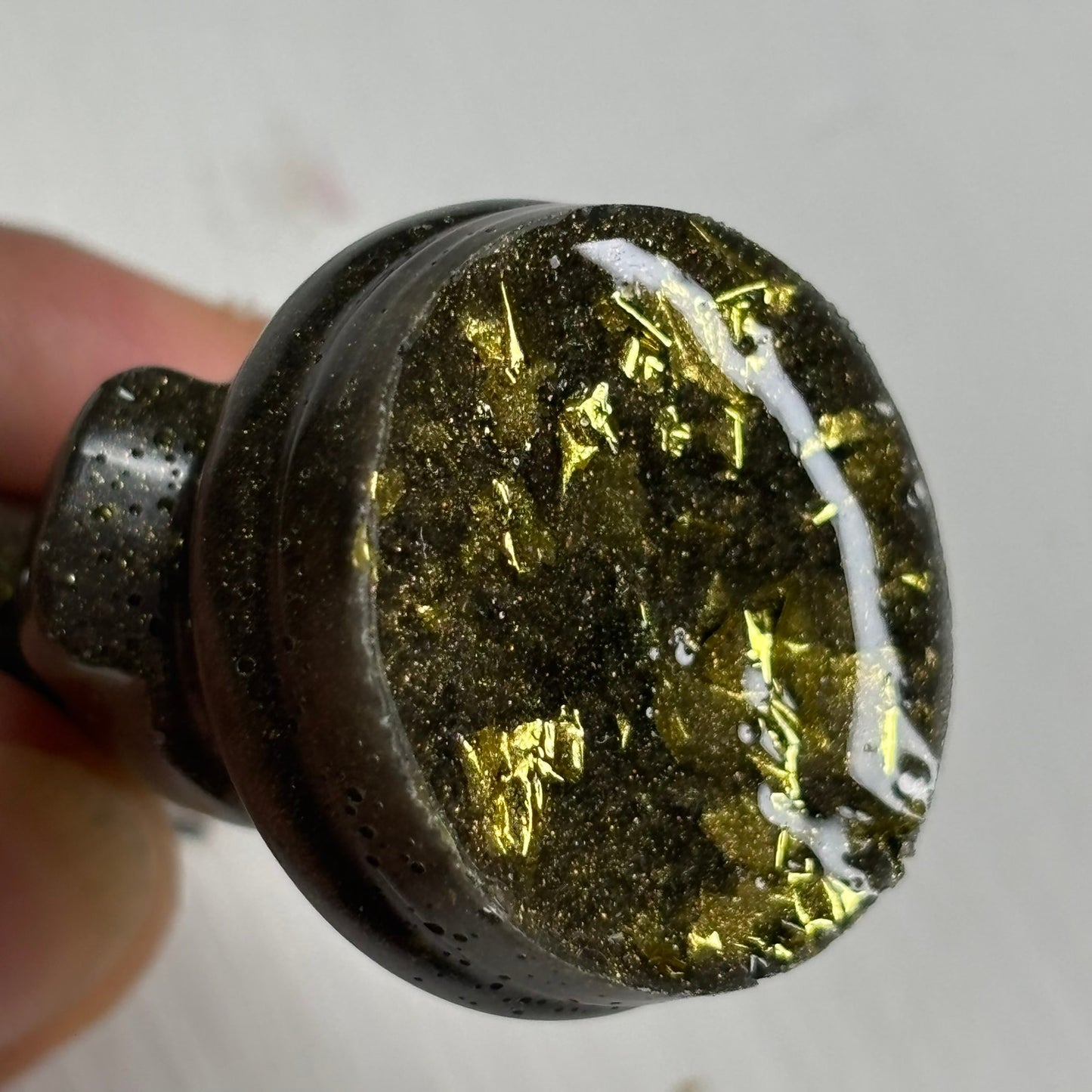 Alien Green Knight - Handmade Resin Chess Necklace