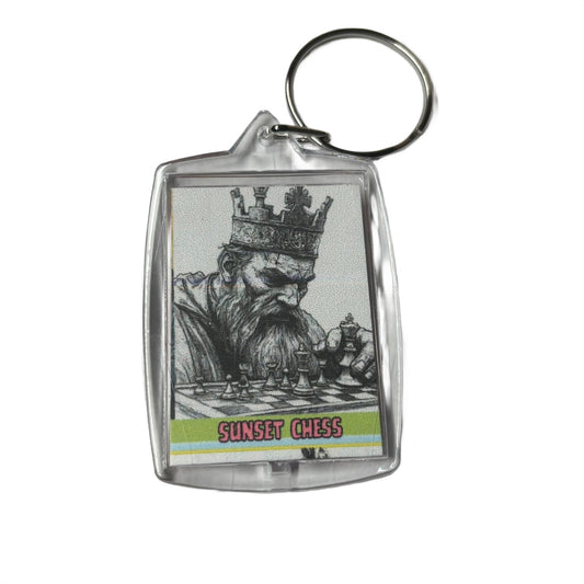 The Old King - Chess  Photo Keychain