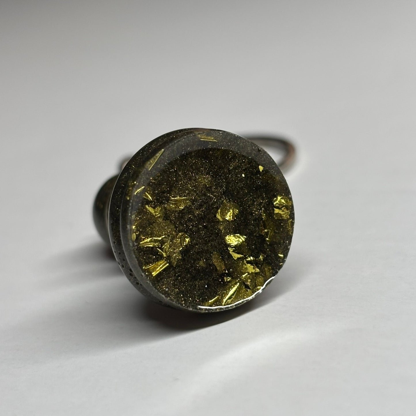 Royal Green Pawn - Handmade Resin Keychain