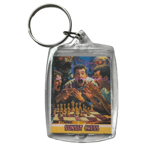 The Surprise! - Chess  Photo Keychain