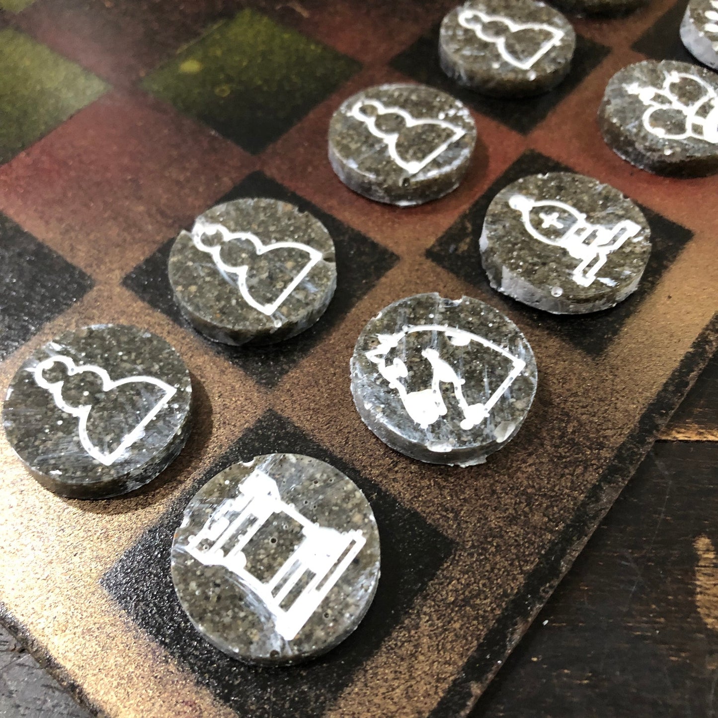 Toxic War - Painted Chess Set