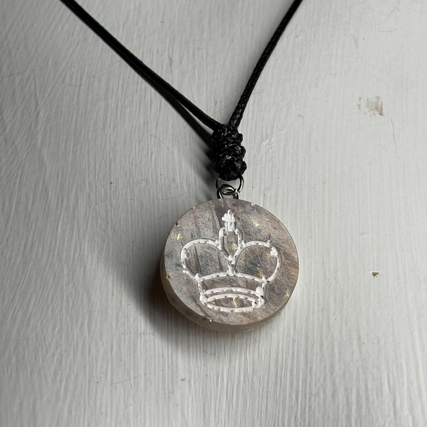 Supreme King - Handmade Resin Chess Necklace