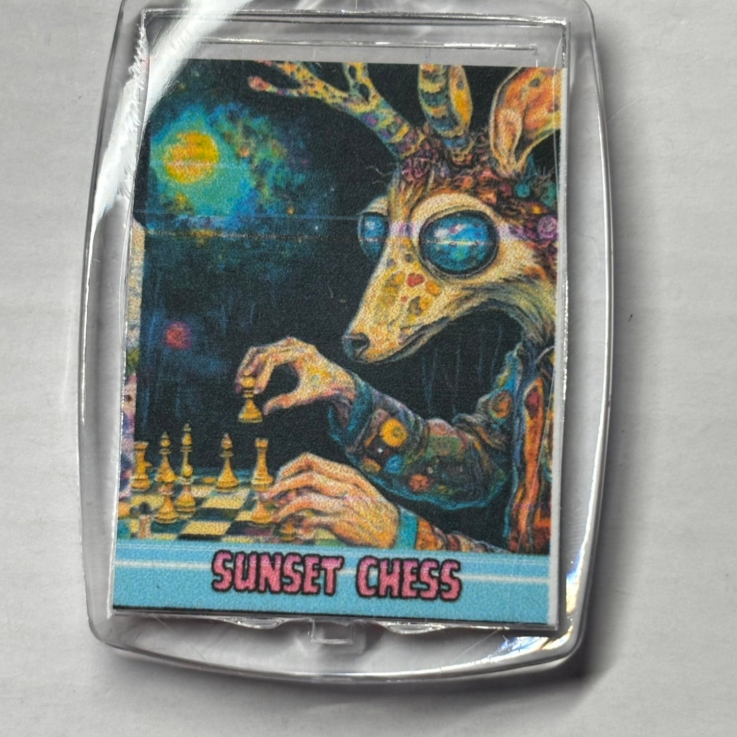 Mutated Deer - Chess  Photo Keychain