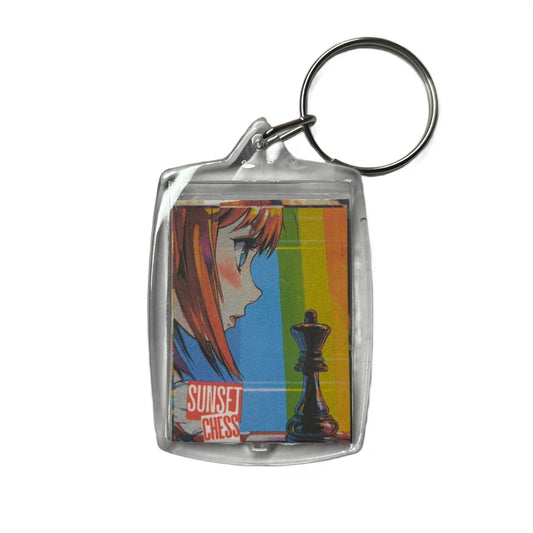 Anime Vibes - Chess  Photo Keychain