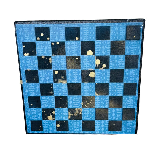 Blue Desire - Scrapbook Chess Board