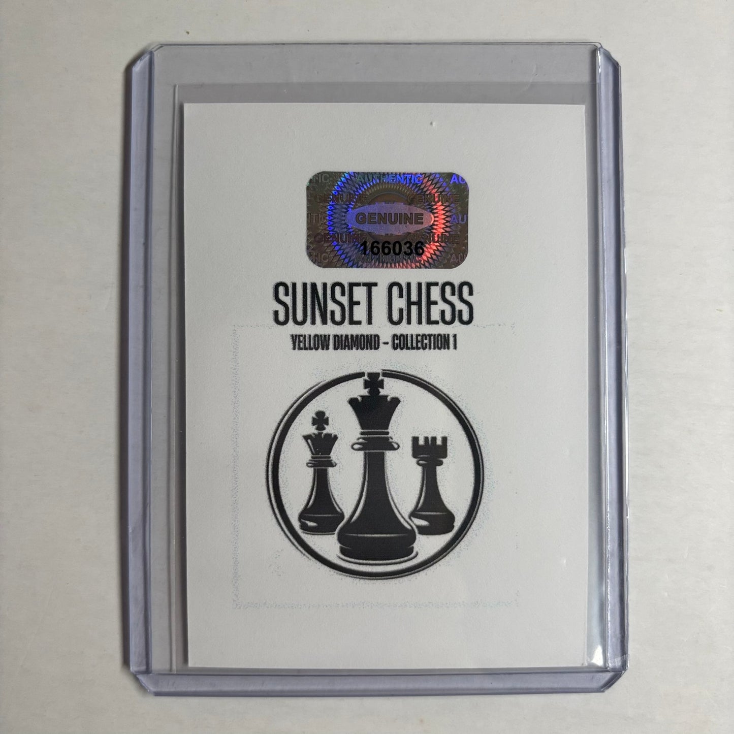 Yellow Diamond Collection 1 - Trading Card