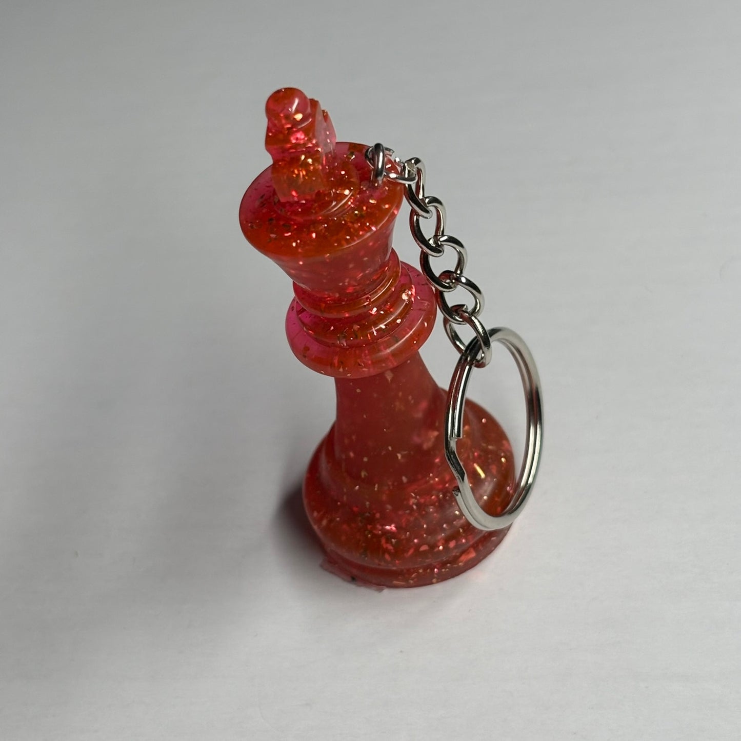 Red Royal King - Handmade Resin Keychain