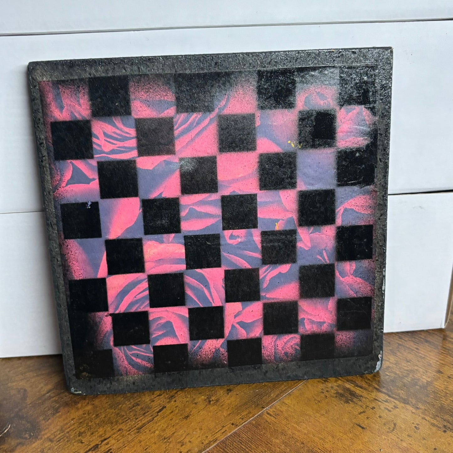 Purple Chrome - Painted Double Sided Chess Board