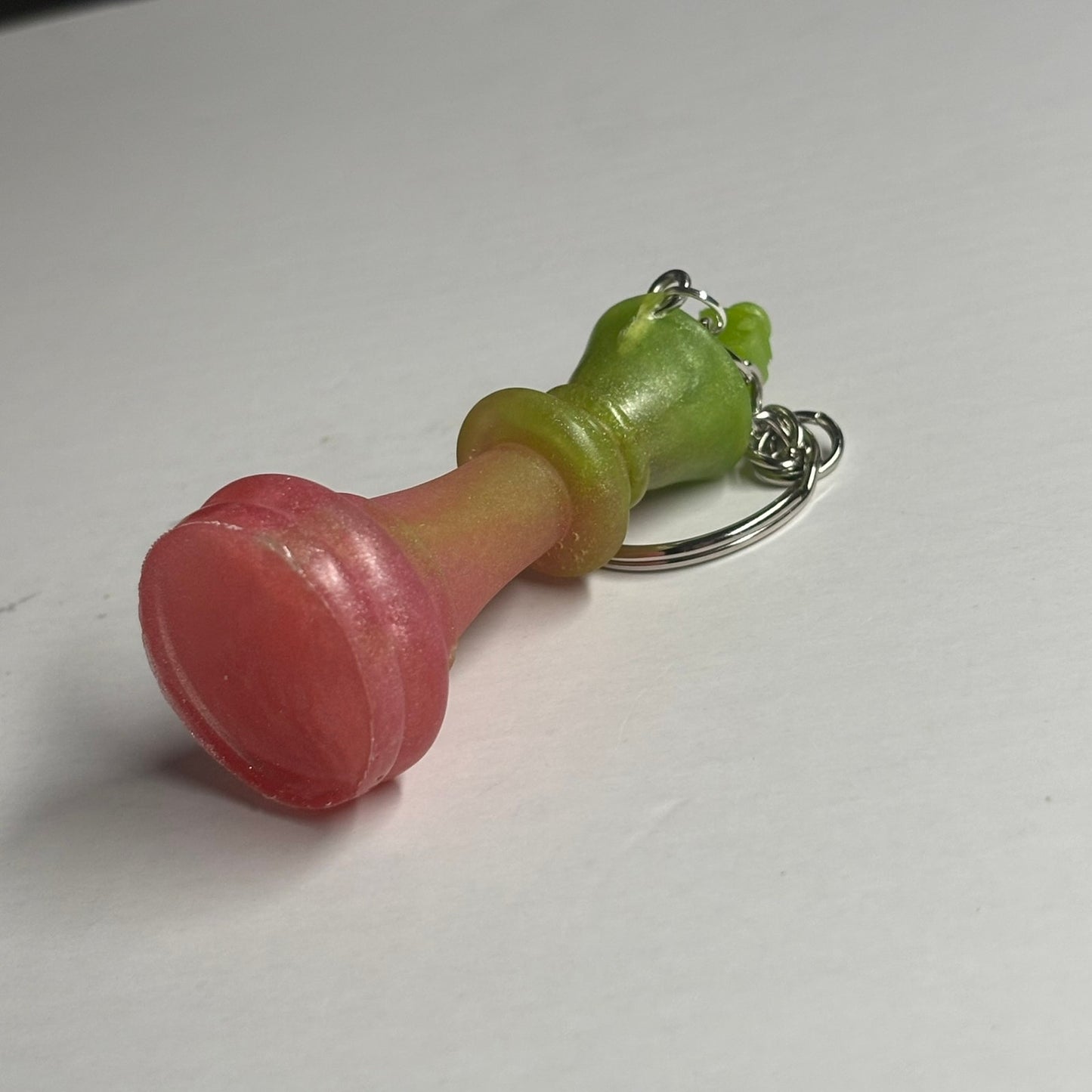 Pink/Green Shade King - Handmade Resin Keychain