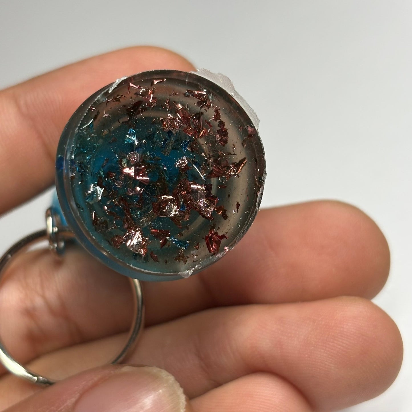 Blue Ocean Queen - Handmade Resin Keychain