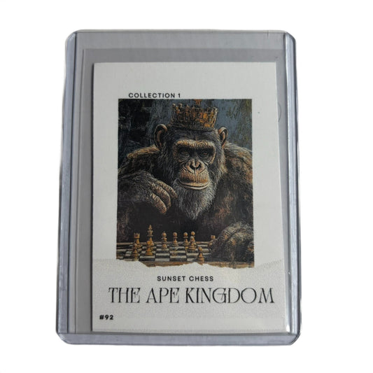 The Ape Kingdom Collection 1 Card #92 - Scrapbook Trading Card