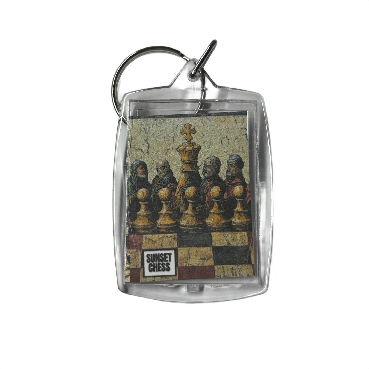 Ancient Game - Chess  Photo Keychain