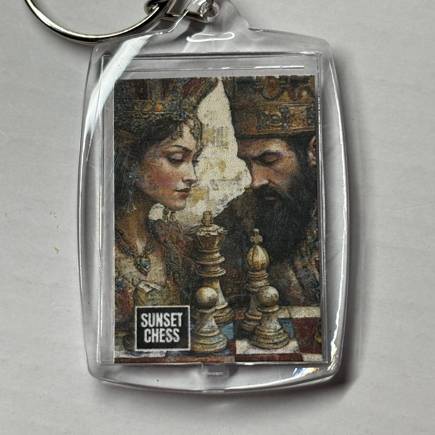 Babylonian Rule - Chess  Photo Keychain