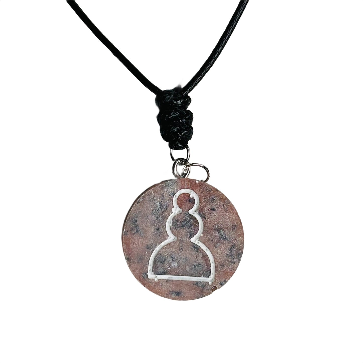 Luxury Pawn - Handmade Resin Chess Necklace