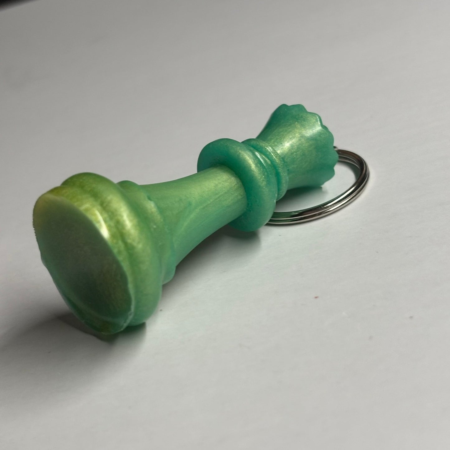 Green Queen - Handmade Resin Keychain
