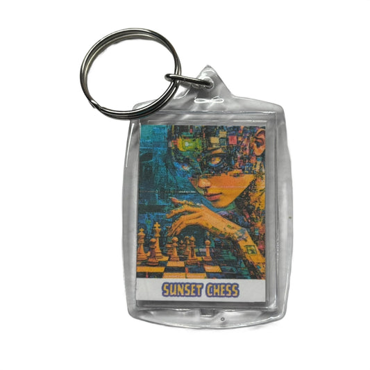 The Trickster - Chess  Photo Keychain