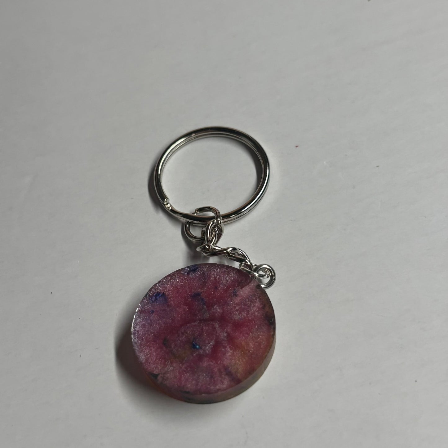 Dark Color Mixed Bishop - Handmade Resin Keychain
