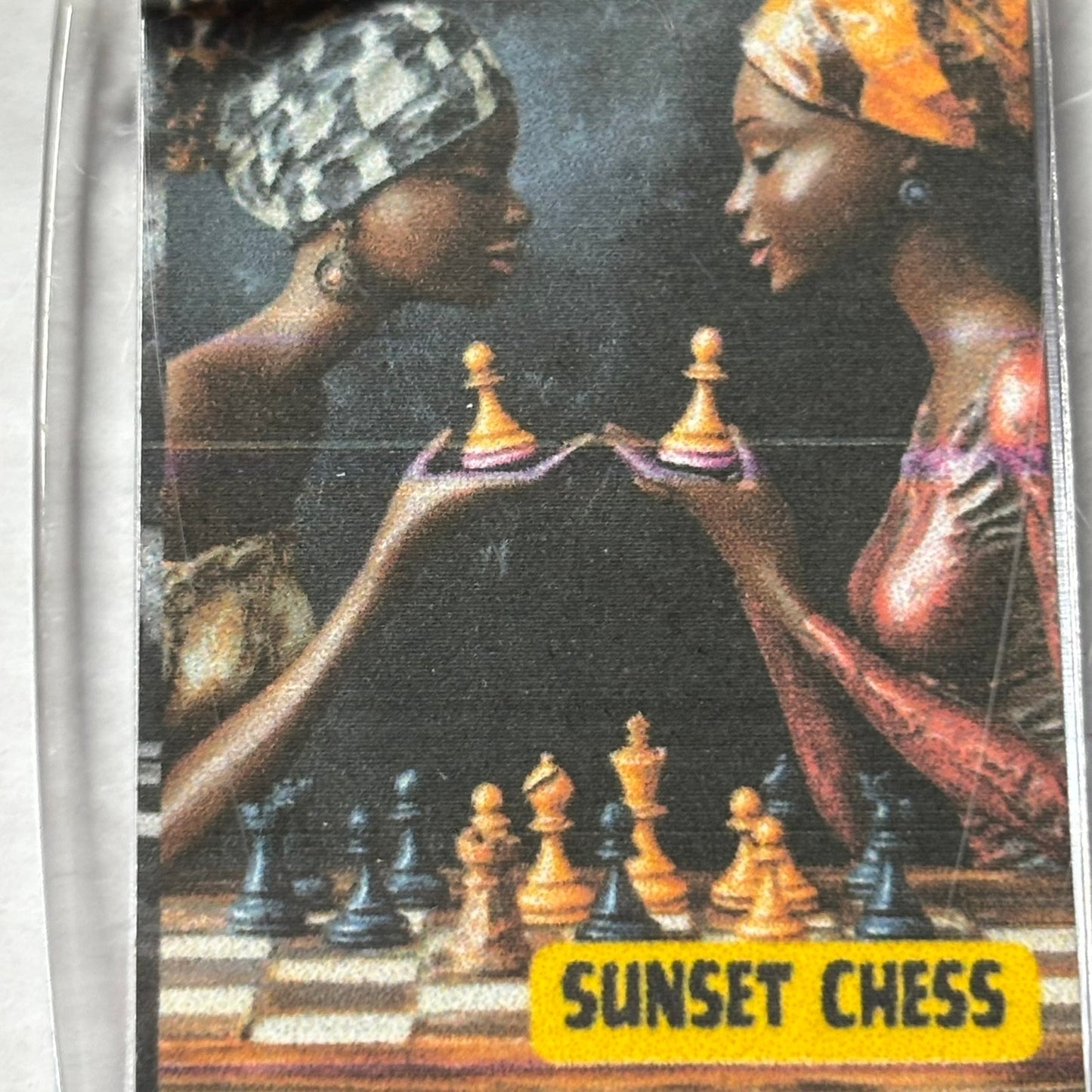 Sisters - Chess  Photo Keychain