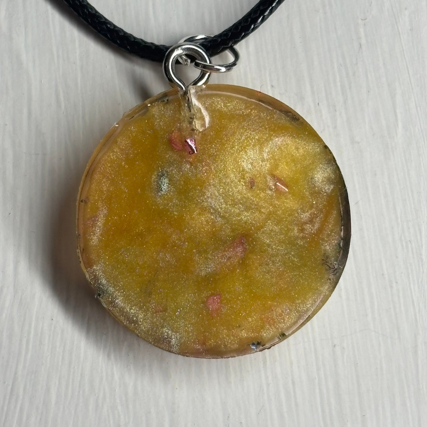 Banana Yellow Bishop - Handmade Resin Chess Necklace