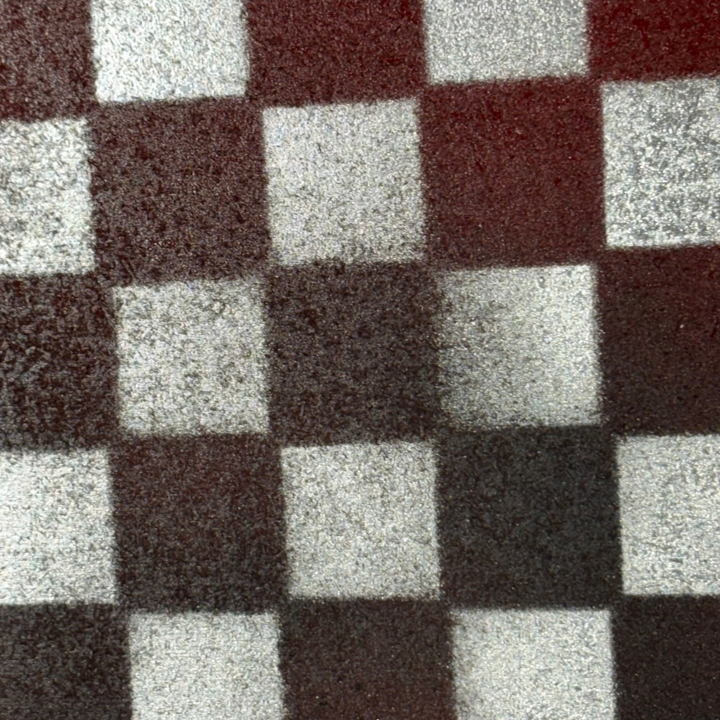 Emperors Red & Black - Painted Chess Board