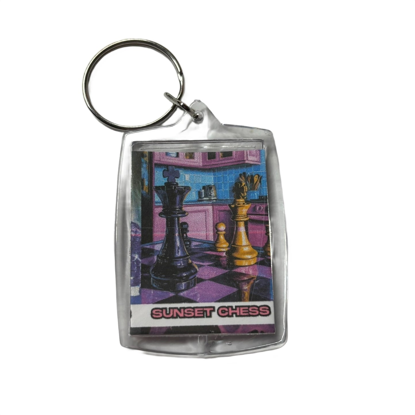 Countertop - Chess  Photo Keychain