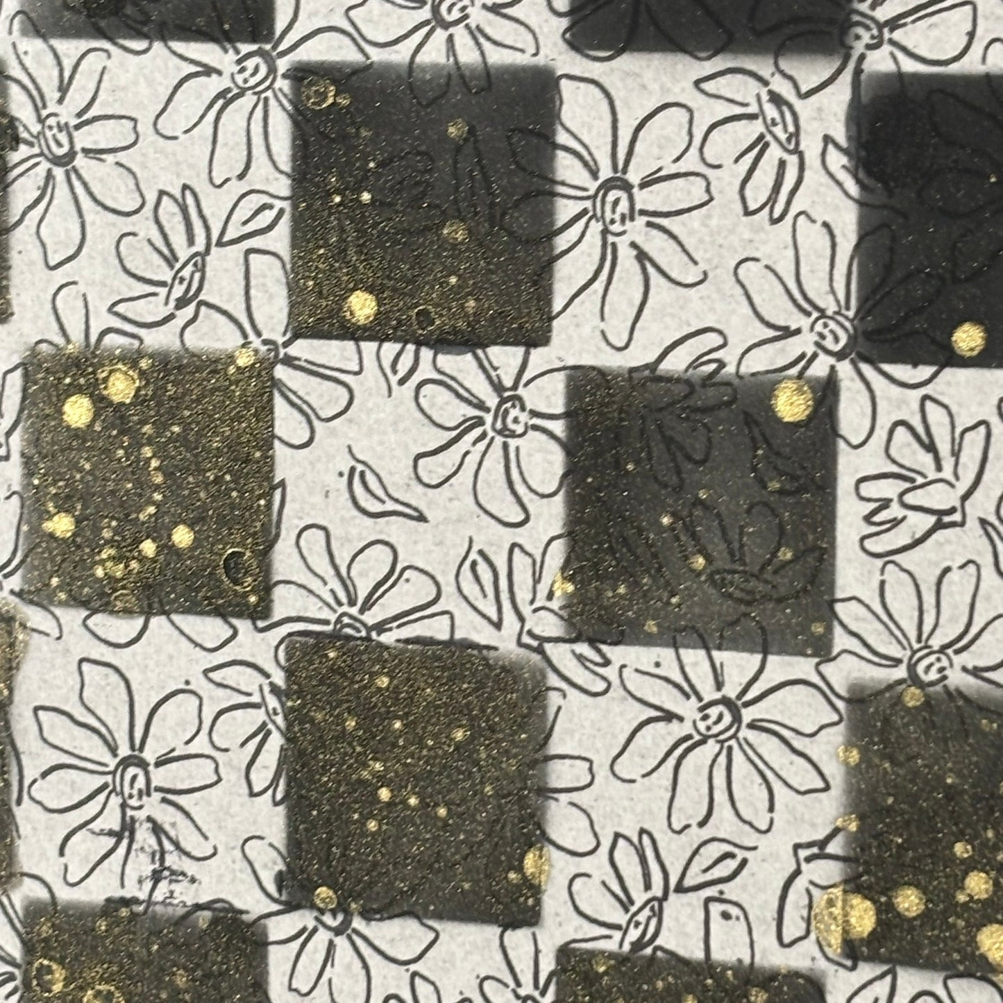 Black & White - Scrapbook Chess Board