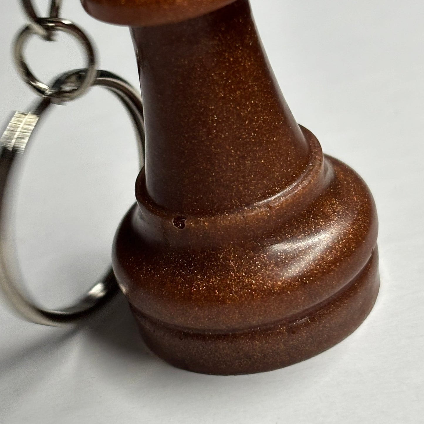 Brown King - Handmade Resin Keychain