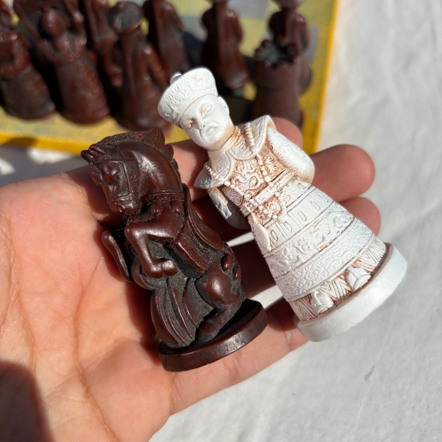 Colorful Sunshine Yellow - Chinese Edition Chess Set