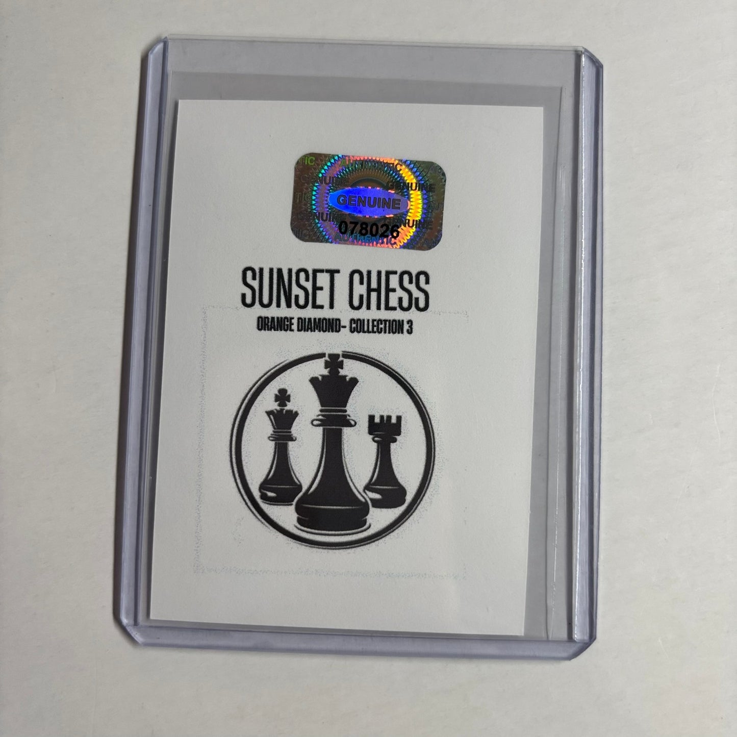 Orange Diamond Collection 3 - Trading Card