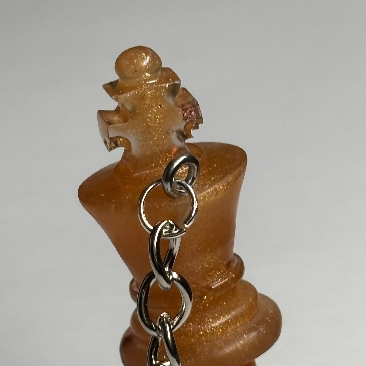 Caramel Orange King - Handmade Resin Keychain