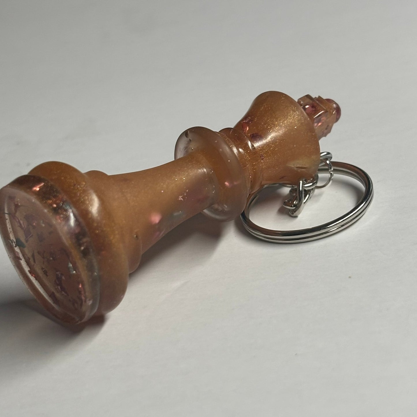 Orange Royal King - Handmade Resin Keychain