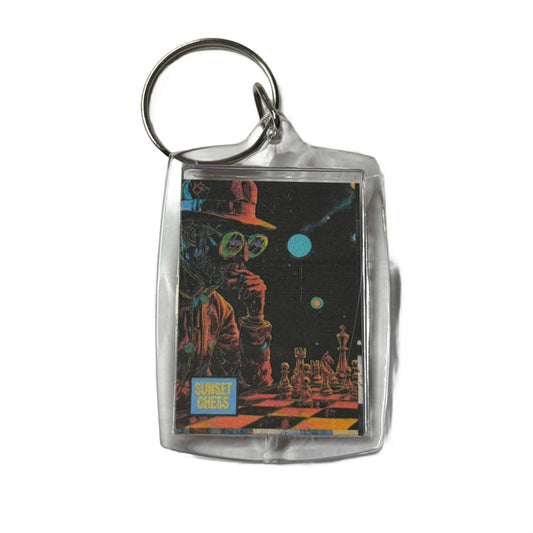 Simple Man - Chess  Photo Keychain