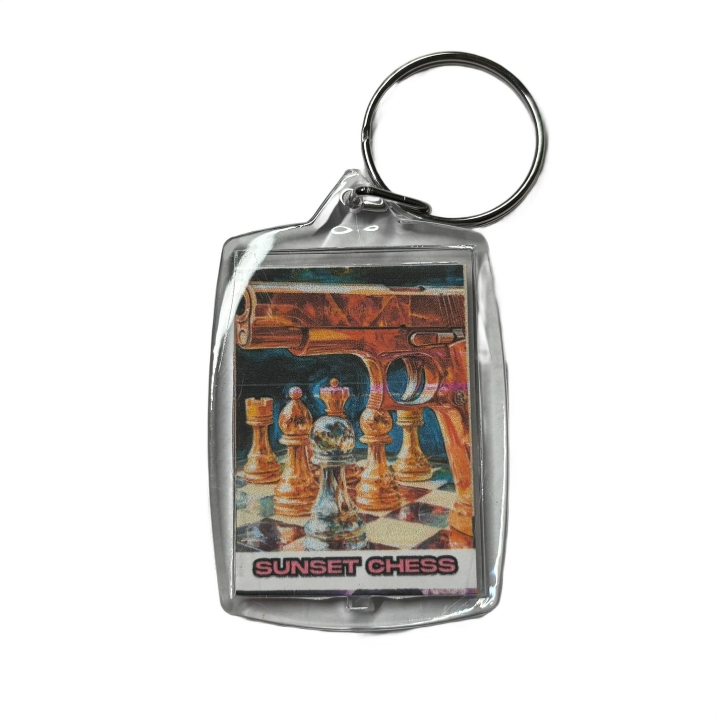 Orange Bang - Chess  Photo Keychain