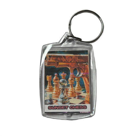 Orange Bang - Chess  Photo Keychain