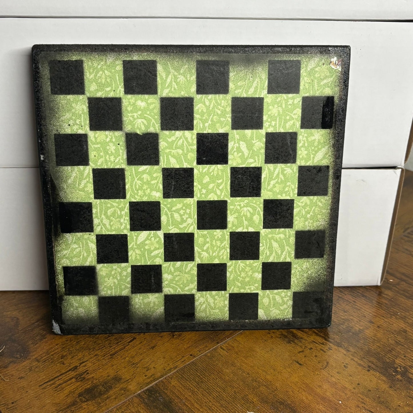 Golden Black - Painted Double Sided Chess Board