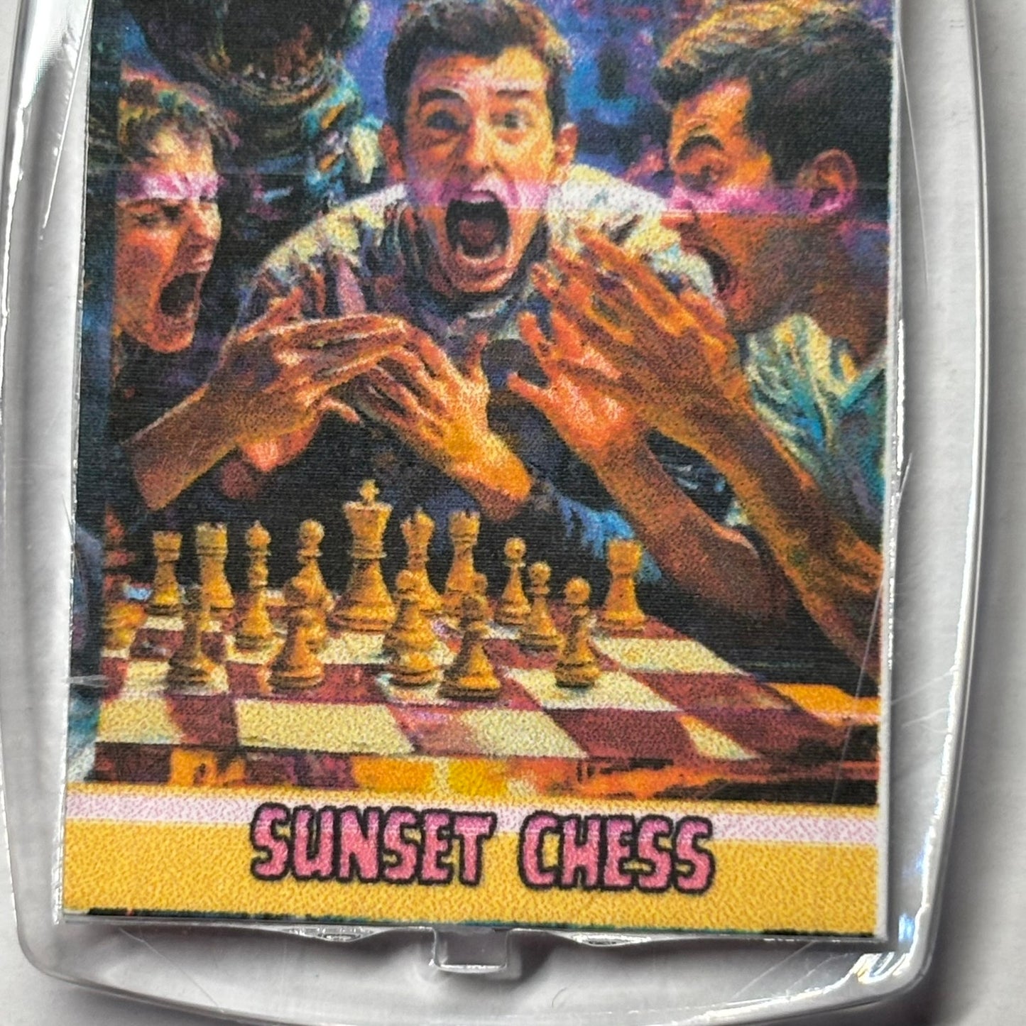 The Surprise! - Chess  Photo Keychain
