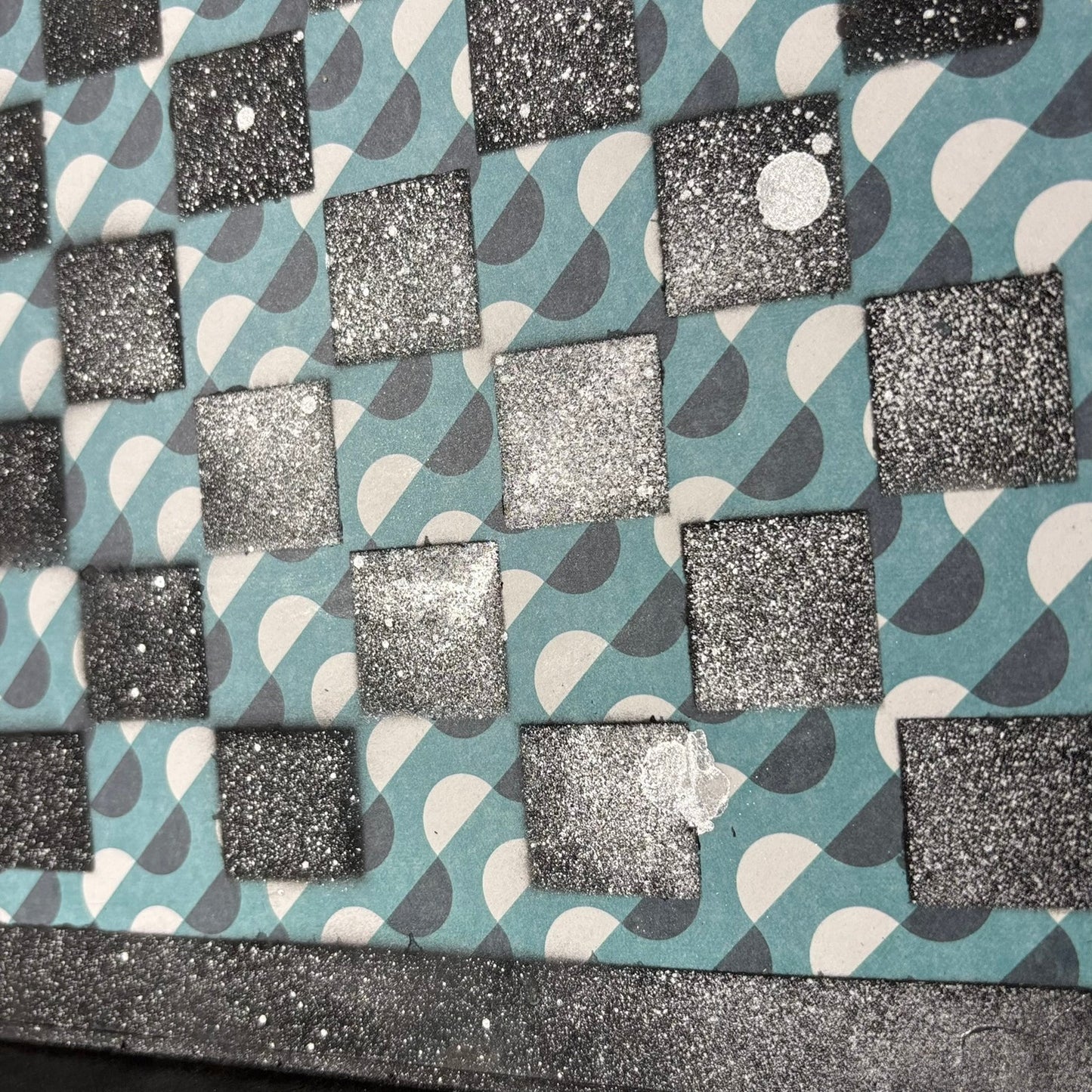 Splendid Green - Scrapbook Chess Board