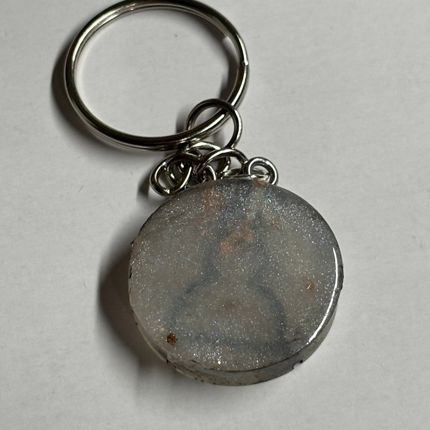 Royal White Pawn - Handmade Resin Keychain