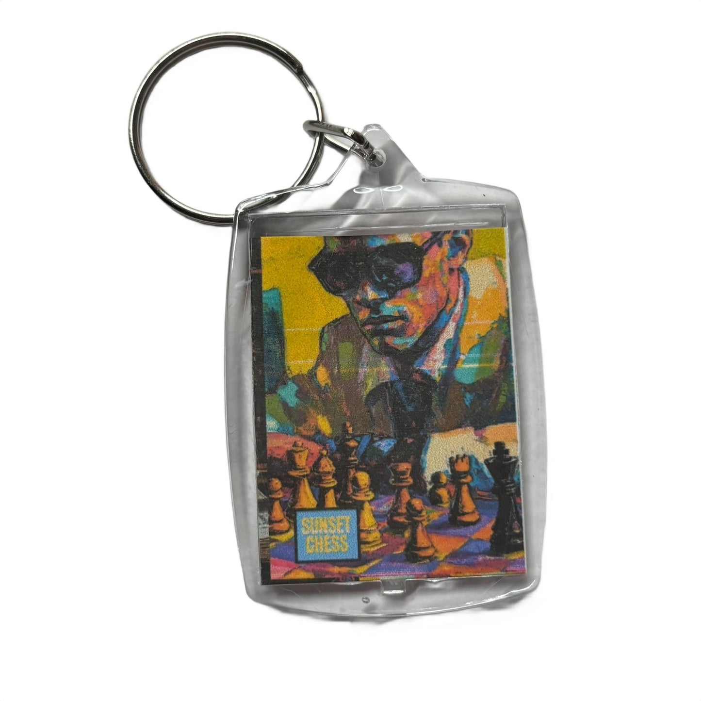 Acid Vision - Chess  Photo Keychain