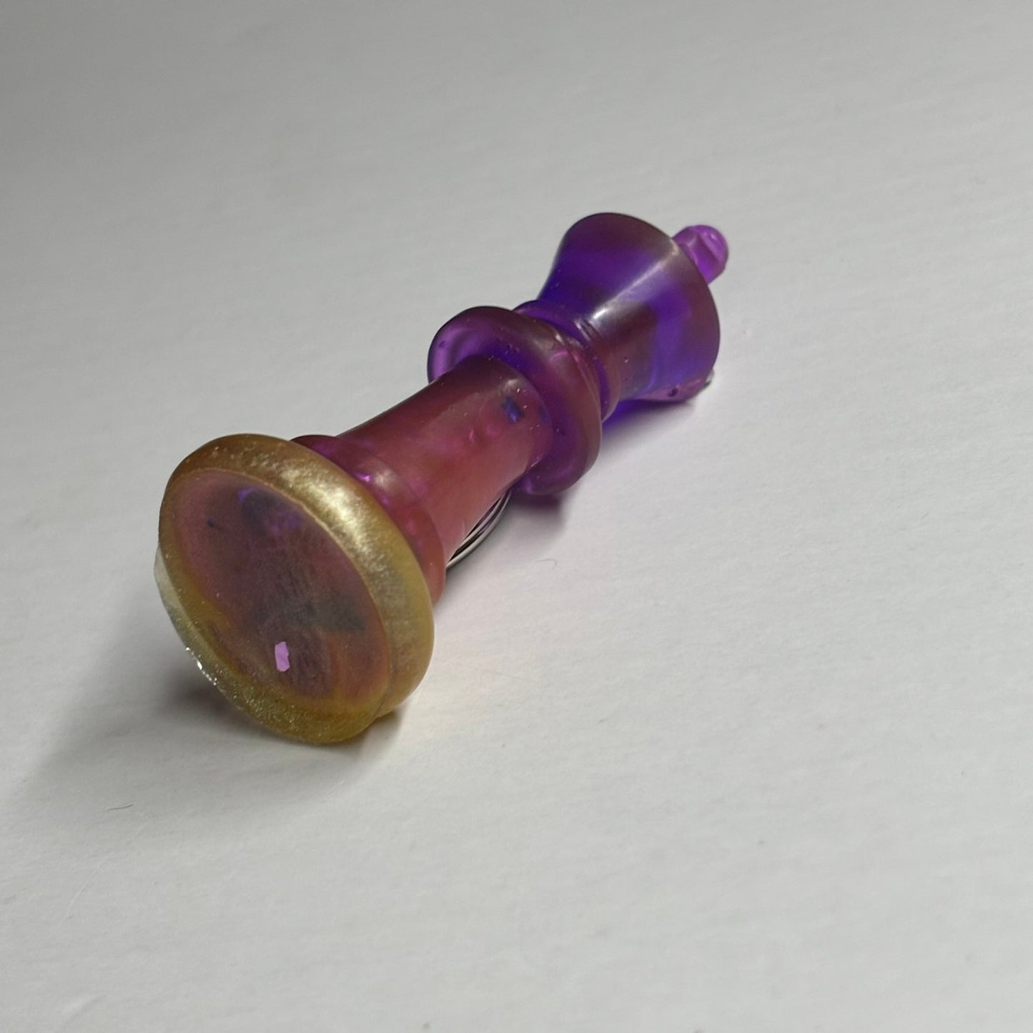 Vivid Purple King - Handmade Resin Keychain