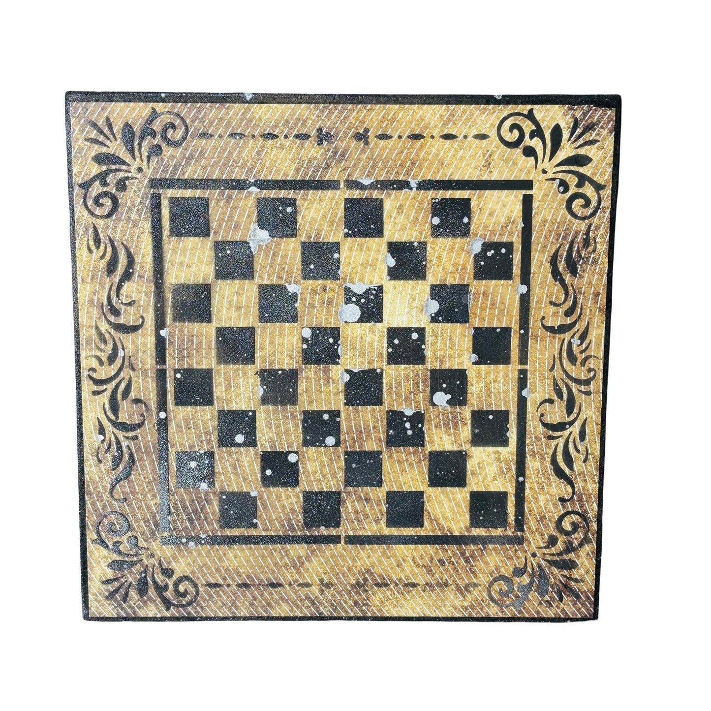 Vintage Brown - Scrapbook Chess Board